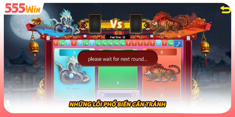 Những lỗi phổ biến cần tránh